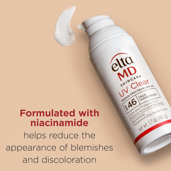 EltaMD UV Clear SPF 46 β The Best Oil-Free Mineral Sunscreen for Acne-Prone & Sensitive Skin