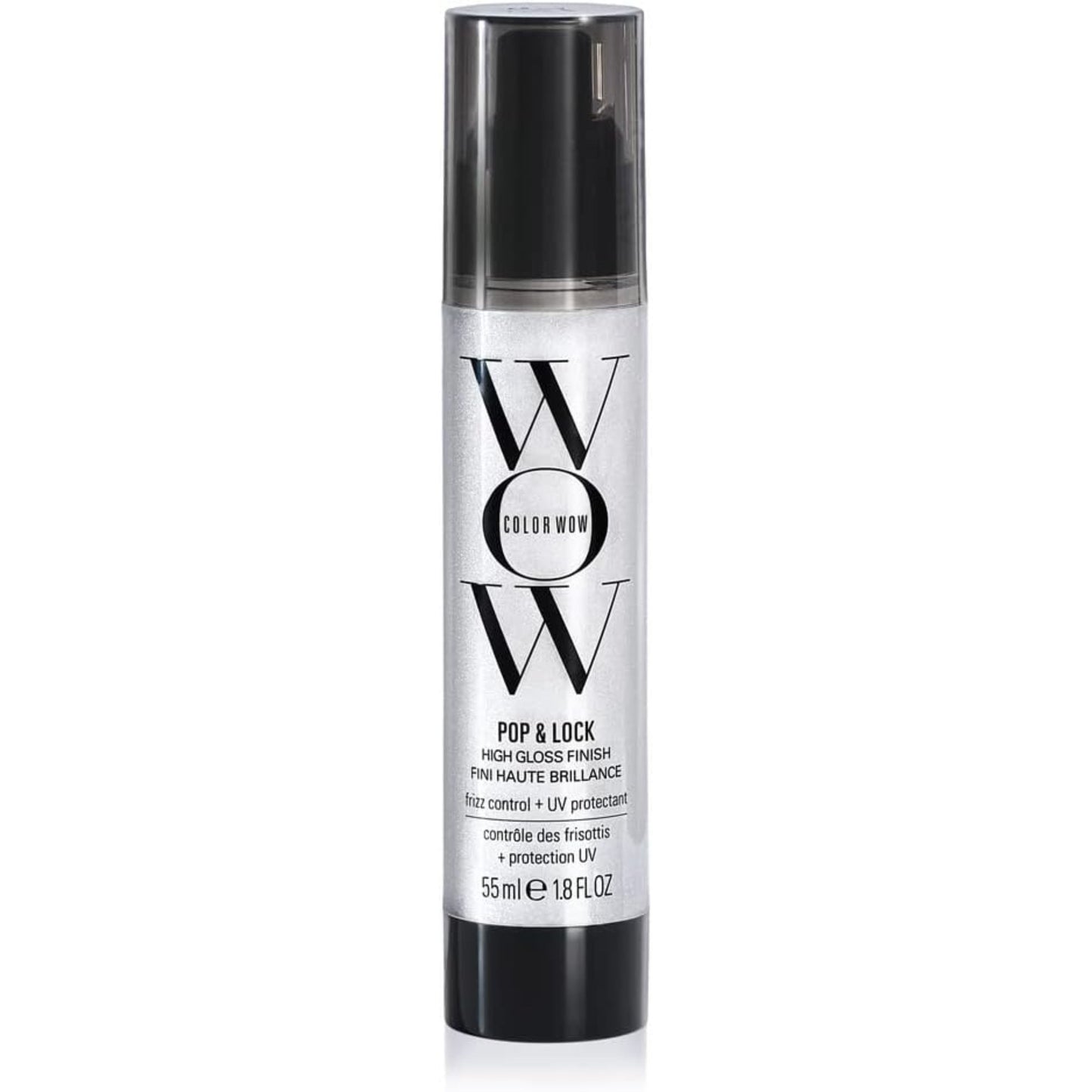 COLOR WOW Pop & Lock Frizz Control + Glossing Serum (55 ml) | Tame Frizz, Seal in Shine, Protect Color
