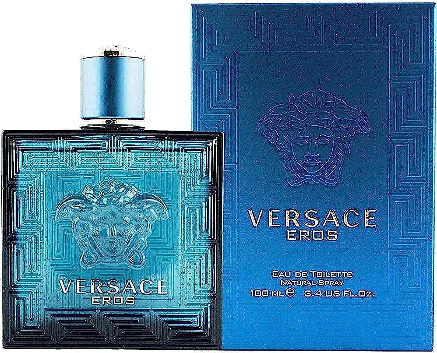 Versace Eros Eau de Toilette for Men – 100ml | Long-Lasting Men’s Fragrance