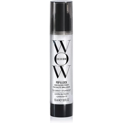 COLOR WOW Pop & Lock Frizz Control + Glossing Serum (55 ml) | Tame Frizz, Seal in Shine, Protect Color