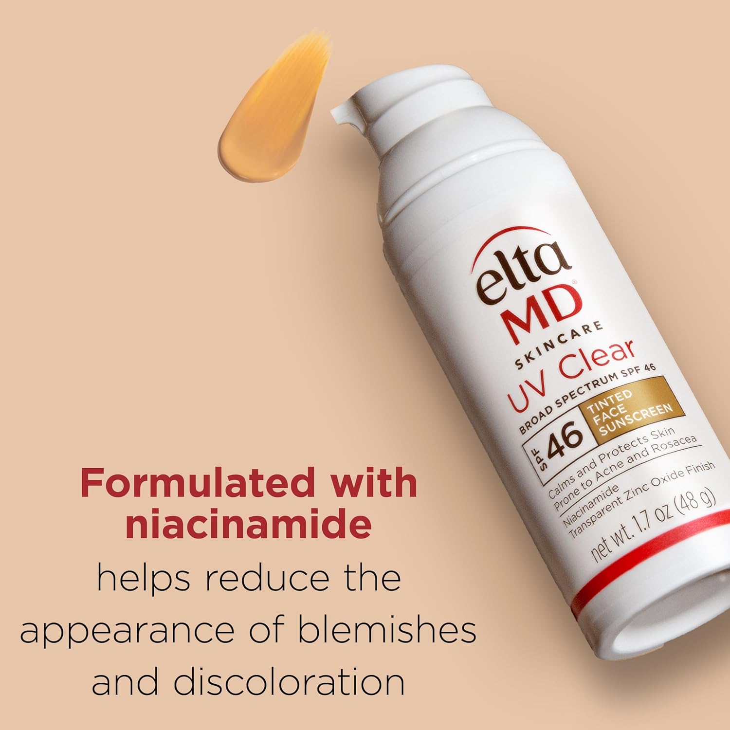 EltaMD UV Clear Tinted Face Sunscreen SPF 46 – 1.7 oz
