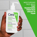 CeraVe Hydrating Cream-to-Foam Cleanser 236ml | Normal to Dry Skin