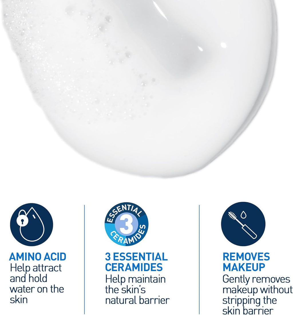 CeraVe Hydrating Cream-to-Foam Cleanser 236ml | Normal to Dry Skin
