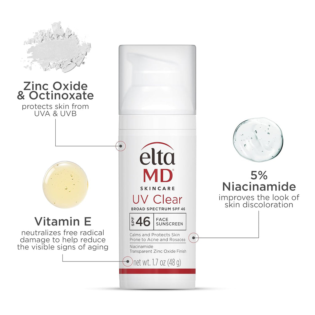 EltaMD UV Clear SPF 46 Face Sunscreen – 1.7 oz