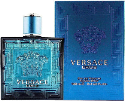 Versace Eros Eau de Toilette for Men – 100ml | Long-Lasting Men’s Fragrance